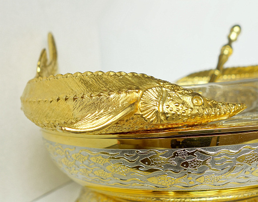 Икорница "Морская звезда". Златоуст купить с доставкой Икорница "Морская звезда". Златоуст