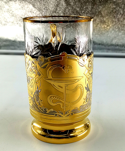 Подстаканник "Подарок врачу". Златоуст купить с доставкой Подстаканник "Подарок врачу". Златоуст